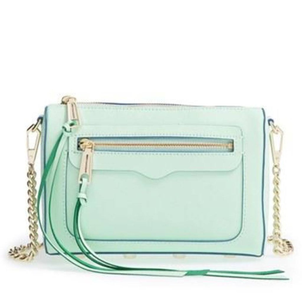 Rebecca Minkoff Aqua Avery Saffiano Bag